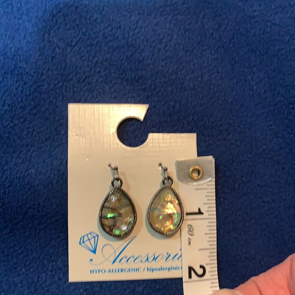 Assessories Shimmery drop earrings, hypo-allergenic - Picture 2 of 4